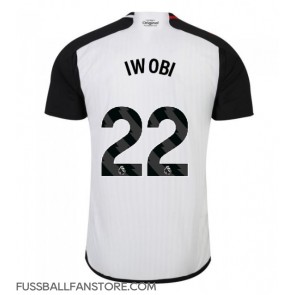 Fulham Alex Iwobi #22 Replik Heimtrikot 2023-24 Kurzarm